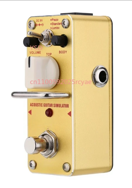 

Мини-одиночная педаль эффектов для электрогитары с настоящим байпасом — с сертификацией Plexion Britstack APN-3