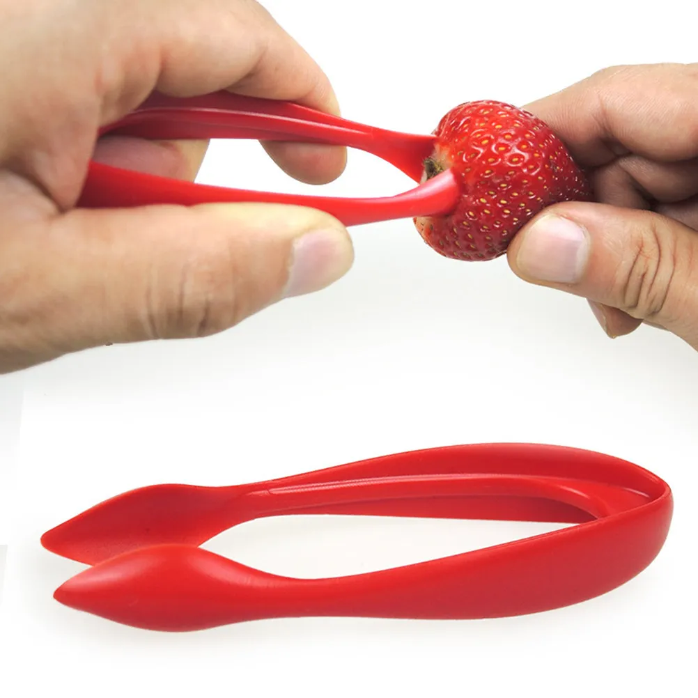 2Pcs Strawberry Stem Separator Sleek Ergonomic Design Quick Stem Removal Tool for Home Kitchen Fruit Prep Time Saver Dishwasher view 6