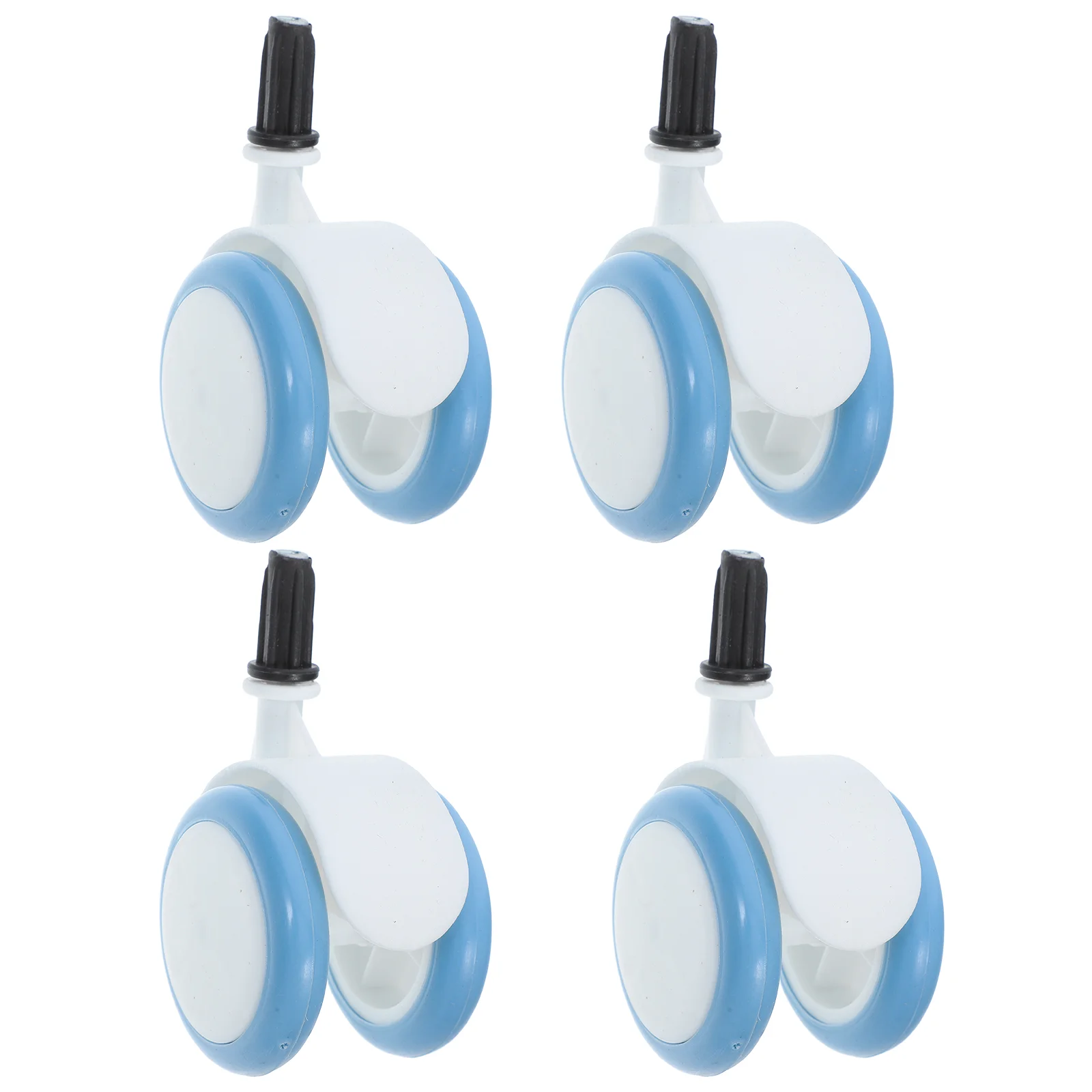 

4 Pcs Walking Aid Replacement Wheels Caster Swivel Casters Ball Statue for Rolling Cart Rubber Desk Chair Headband