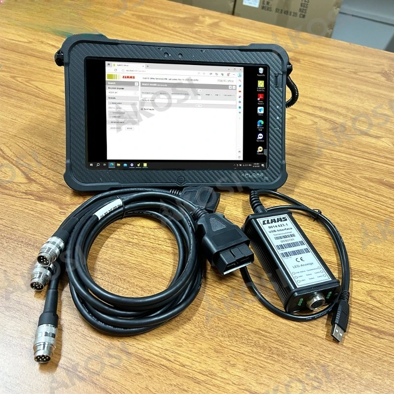 Tablet+2021 Software Interface Agriculture Construction Truck Tractor for CLASS Diagnostic Tool