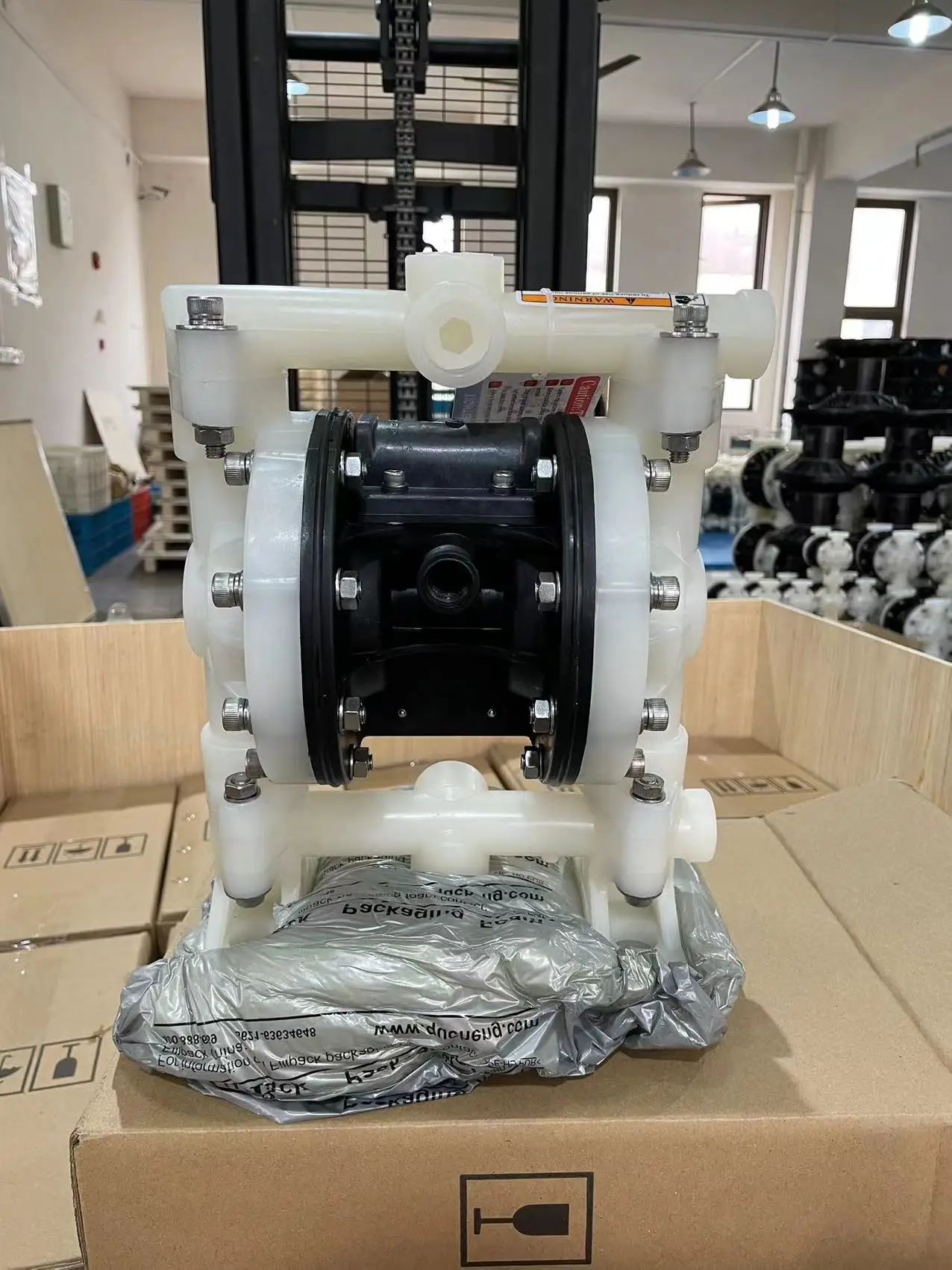 1/4 3/8 1/2 Inch MK Series Small Size Pneumatic Diaphragm Pump air Operated Full Plastic PP Polypropylene Diaphragm Pumps