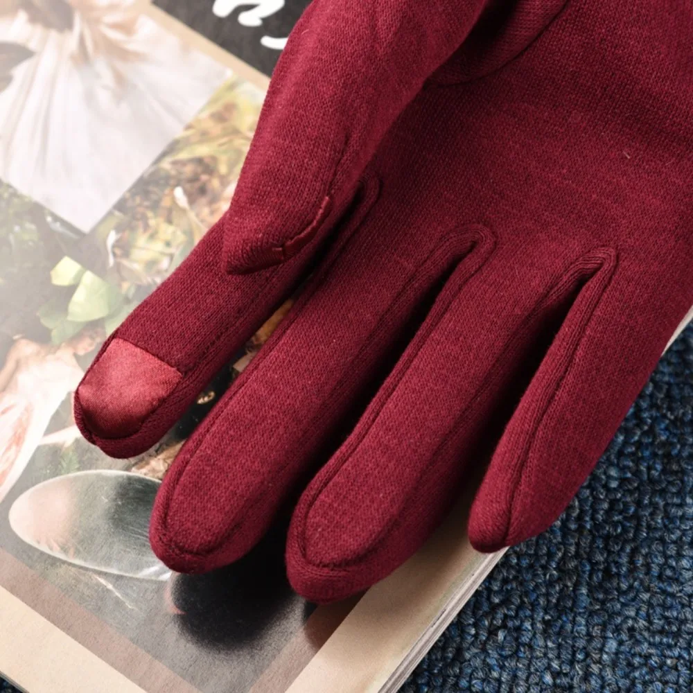 New Touchable Screen Winter Gloves Warm Full Finger Touch Screen Gloves Windproof Cold Proof Gloves Warm