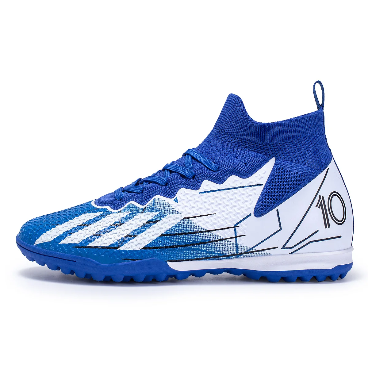 Football shoes high-end new 95k flying woven seamless gradient sole football shoes youth training shoes bishai