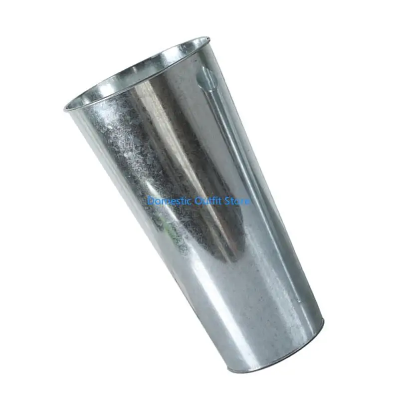 

Farmhouses Metal Flower Vase French Bucket Iron Floral Holder for Wedding Decors 68TC