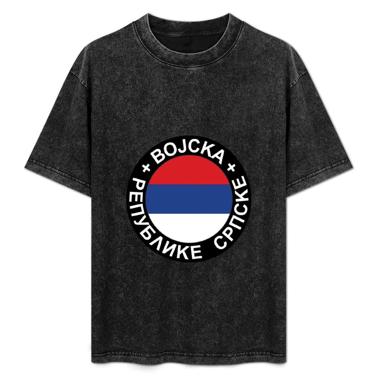 

2025 Vojska Republike Srpske T-Shirt Summer Shirt Customizeds Mens Clothes Pure Cotton Breathable T-shirt