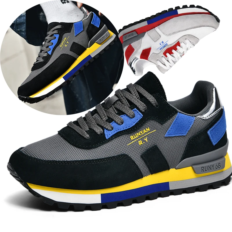 

Новые мужские кроссовки для бега, легкие походные ботинки, спортивные дышащие повседневные ботинки Qutdoor, высококачественные ботинки Forrest Gump с