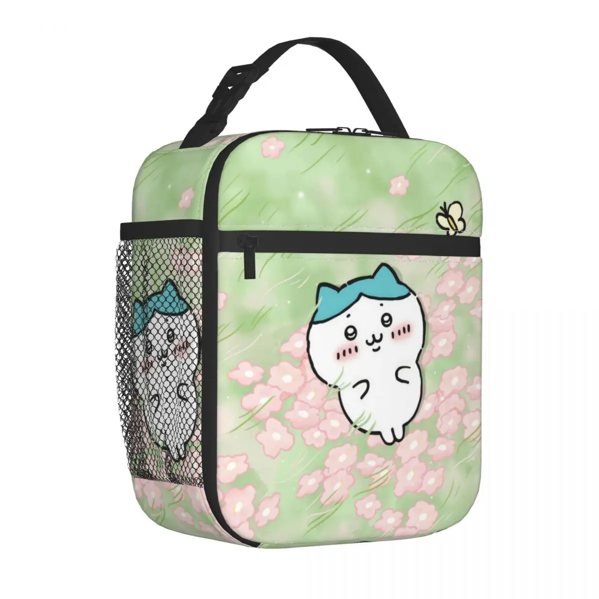 

Kawaii Chiikawa Anime Cartoon Accessories Insulated Lunch Bag For School Storage Food Boxes Leakproof Thermal Cooler Bento Box