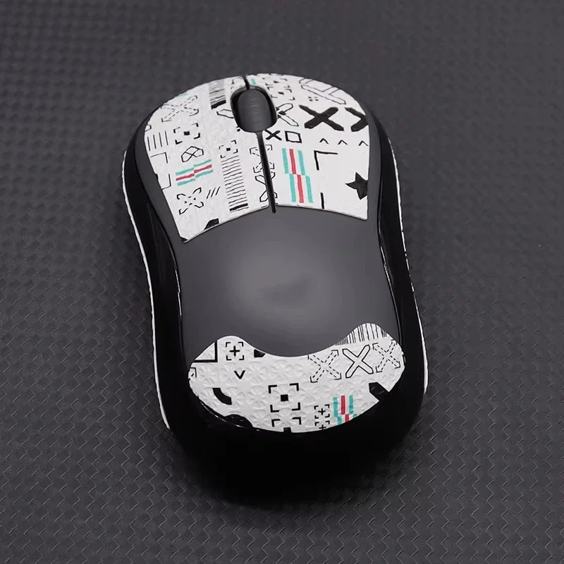 1 Set New Mouse Anti Slip Grip Sticker For Logitech M220 M185 M221 M240 M186 M187P Non-Slip Anti Sweat Tape Dustproof Sticker
