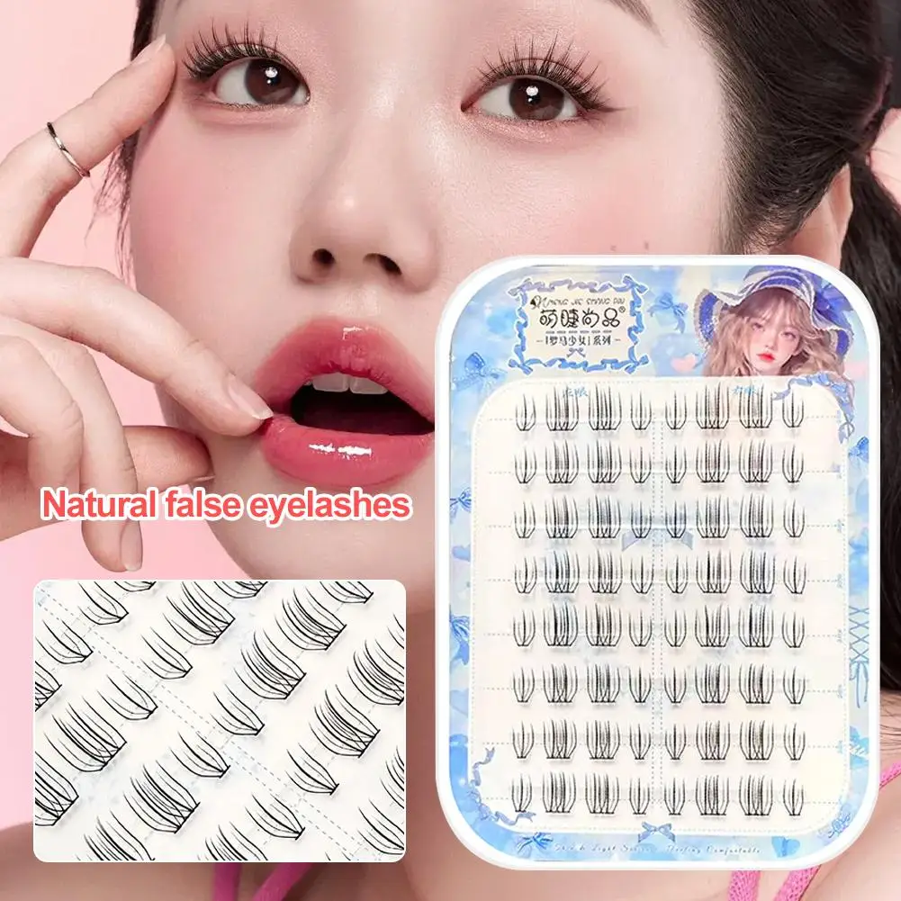 Extensions de faux cils naturels, pour groupe de filles Kpop coréen, outil de maquillage L4W3
