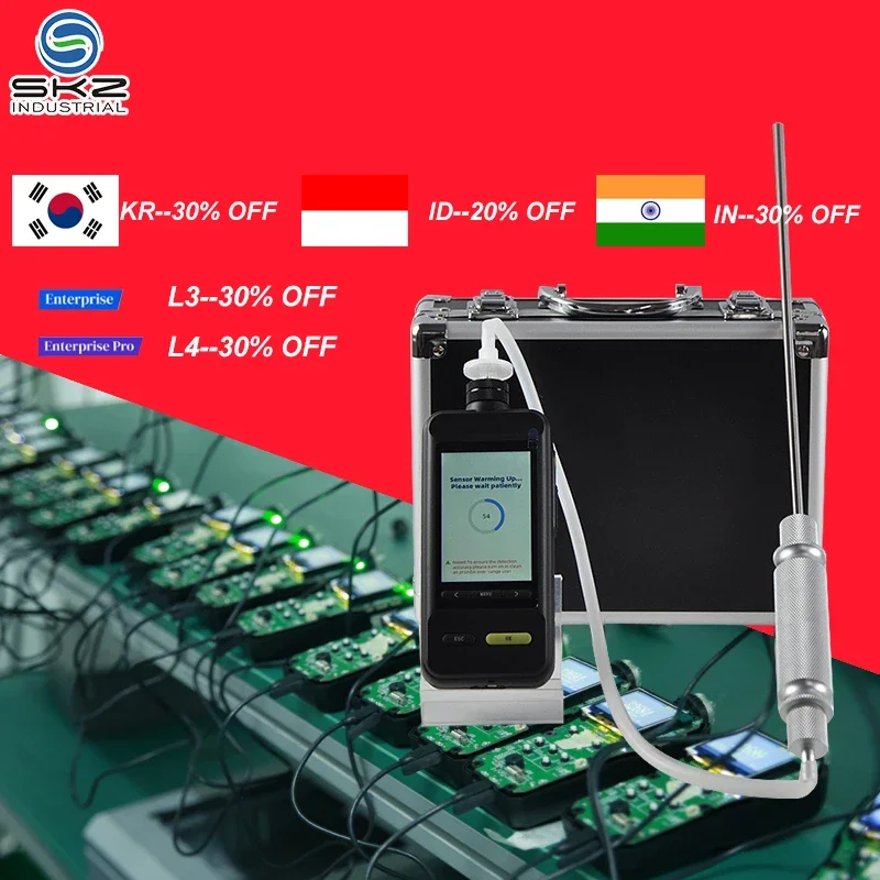 food package 일산화탄소경보기  дозиметр радиацииgas analyzer with nee dle CO2 O2 N2 3 in 1 multi g as detector 100%vol imported sensor