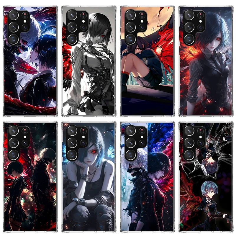 G-Ghoul Tokyo Touka Kirishima Phone Case For Samsung Galaxy S25 S24 S23 Ultra S22 Plus S21 S20 FE S10 + S10E S25Ultra Soft TPU B