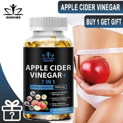 Apple Cider Vinegar Capsules Weight Management Digestion Detox & Immune Soothes Gas & Bloating Weight Loss Slimming Supplement