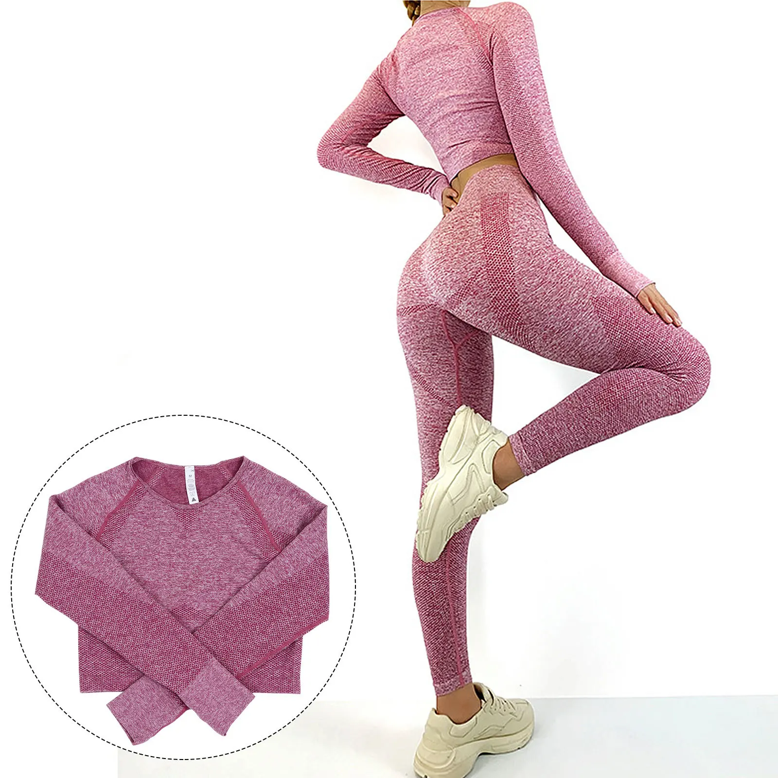 

1Pcs Women Yoga Leggings High Waist Seamless Athletic Pants Comfortable Flexible Training Wear for Cycling Dancing Exercise