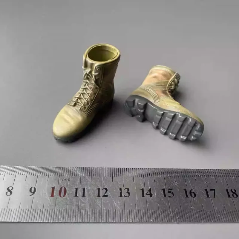 1/6 Scale Modern US Military Tactical Boots Handmade Female Soldier Hollow Plastic Shoes Model for 12inch Action Figure Toys