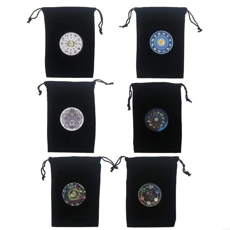 

Береговые кубики сумки астролябеса дивнации таротс сумки для настольной игры мини -фланеллета ювелирные украшения.