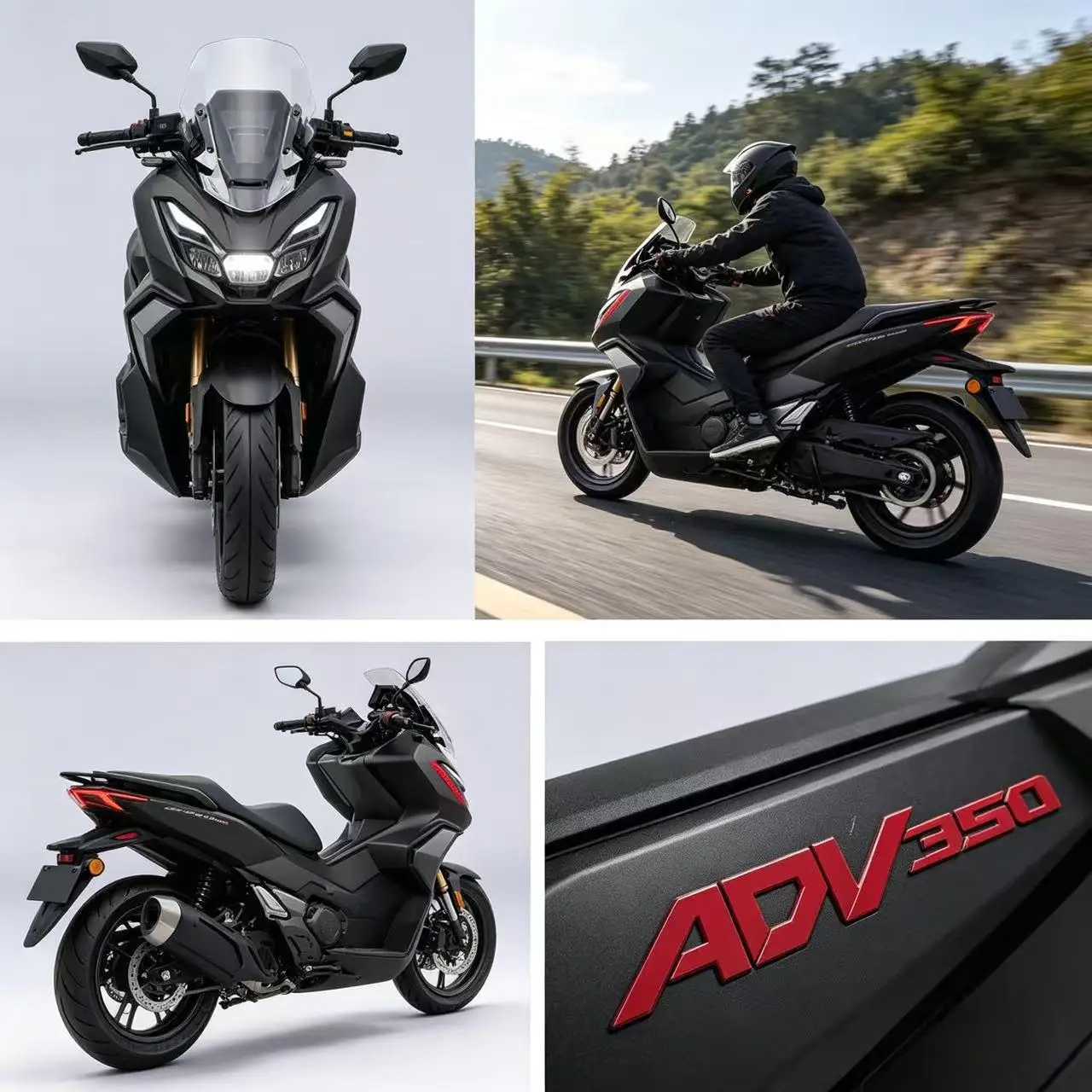 For HONDA ADV350 Accessories 2025 Motorcycle Front Decoration Stickers ADV350 ADV 350 Decorative Decals DV 350 Graphic Sticker