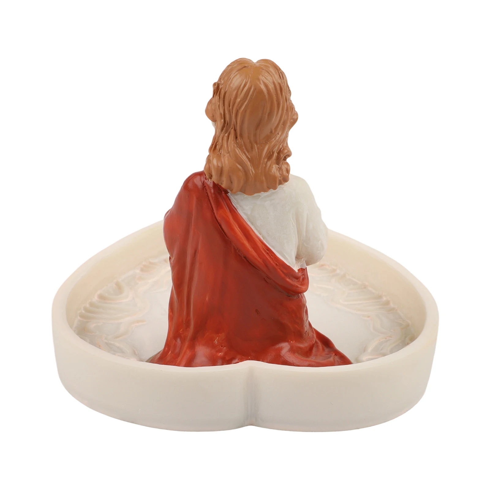 Soporte para rosario Virgen María diseñado para personal para devoción y decoración del hogar Material de resina para uso a largo plazo