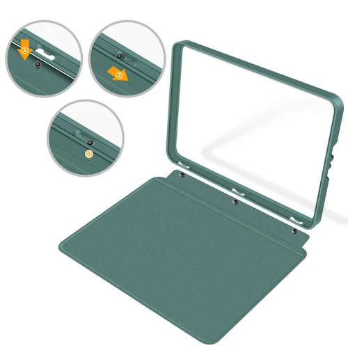 Imagen 2 del producto Para Kindle Paperwhite 12th Gen 7 ""funda acrílica desmontable 2 en 1 Wake/Sleep PU cuero Colorsoft Signature Edition 2024 SA568B