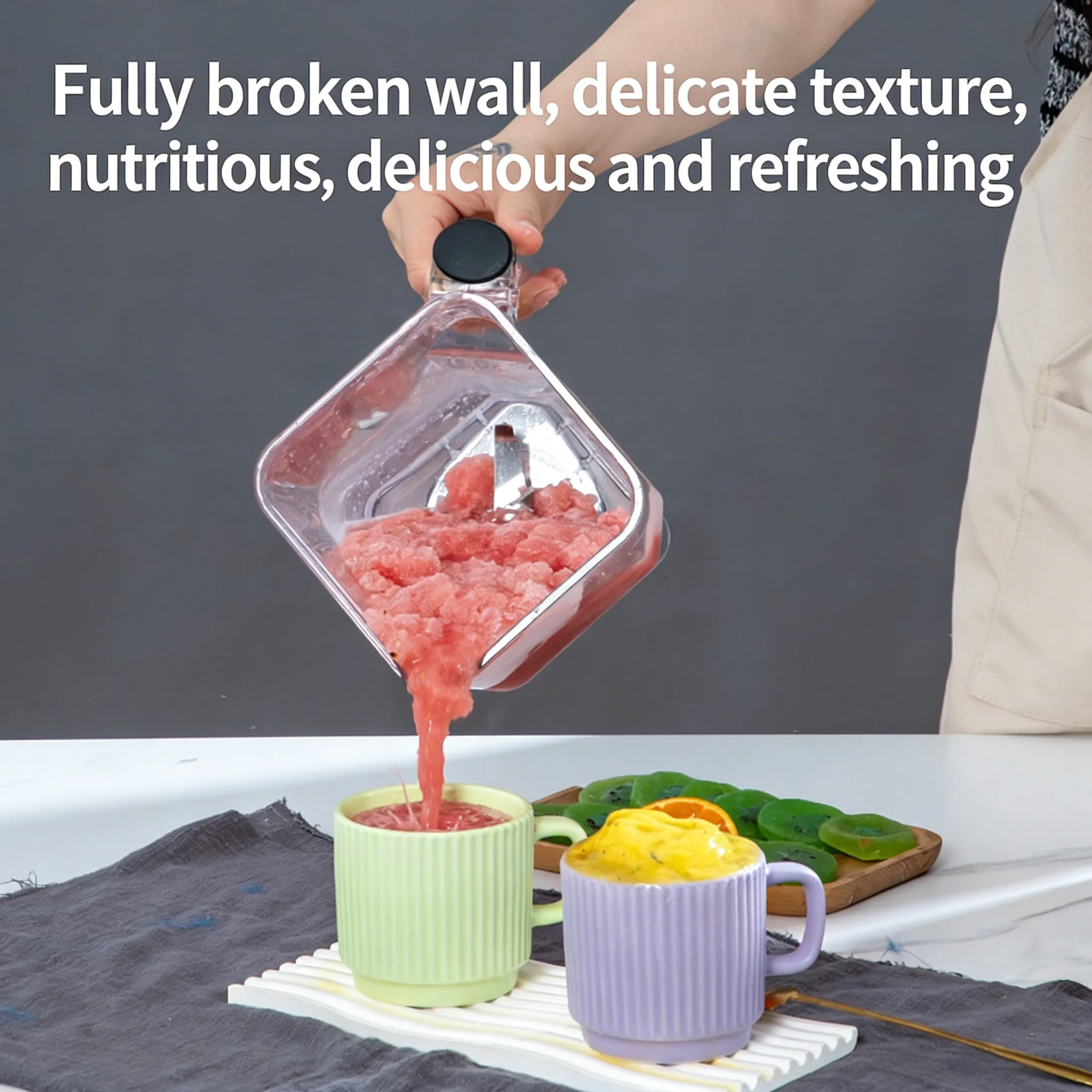 

Коммерческий магазин пузырькового чая, блендер для льда, полностью автоматический прибор для приготовления смузи, молочного коктейля, звукоизоляционная дробилка