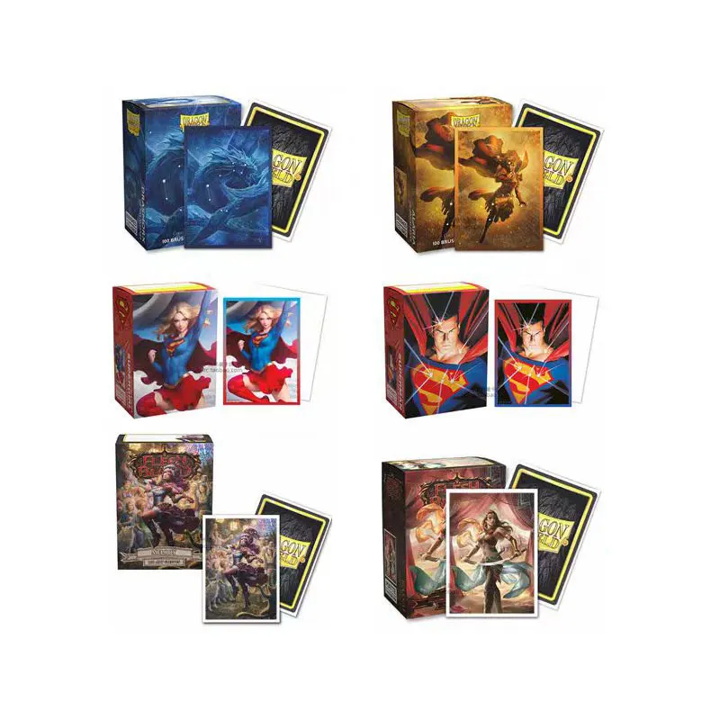 100 PCS/BOX Brushed Art Matte Cards Sleeves Dragon Shield Cards Cover Cards Protector for Magic PKM/Star Reals Board Games