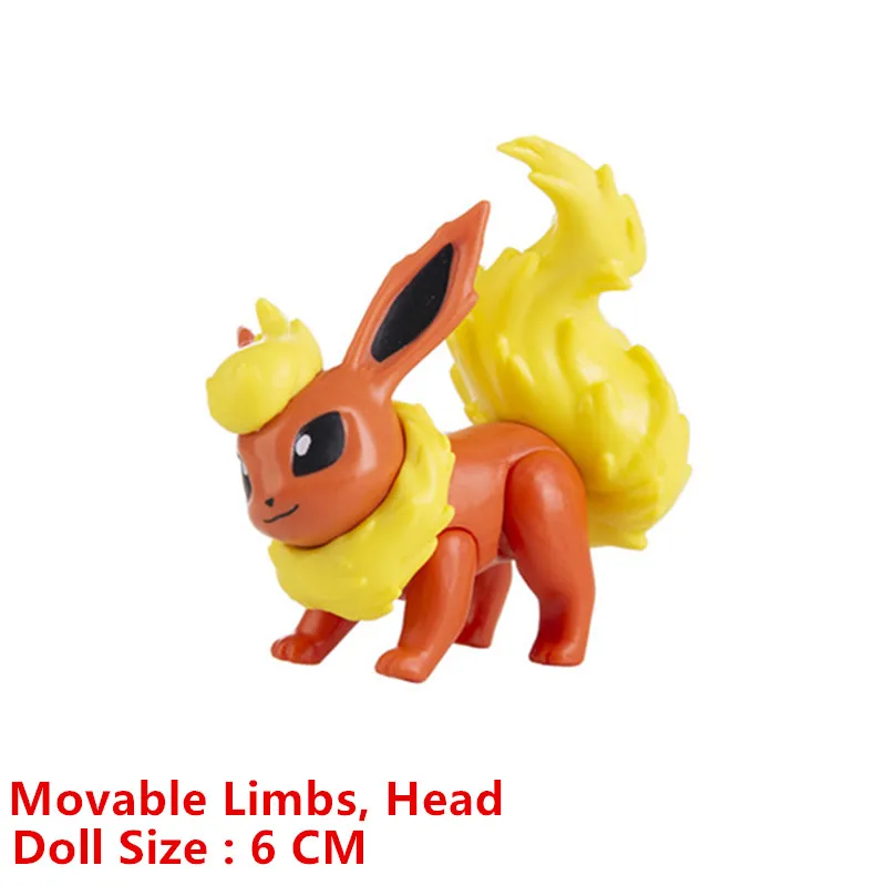 4-13Cm Pokemon Anime Figure Charizard Mewtwo Pikachu  Mew Psyduck Collection Pokemon Action Toys Model Kids Birthday Gifts