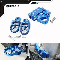 NICECNC para Yamaha YZ125 YZ250 1998-2023 57mm de ancho reposapiés y punta de palanca de Pedal de freno trasero plegable YZ 125X 250X 250F WR250F