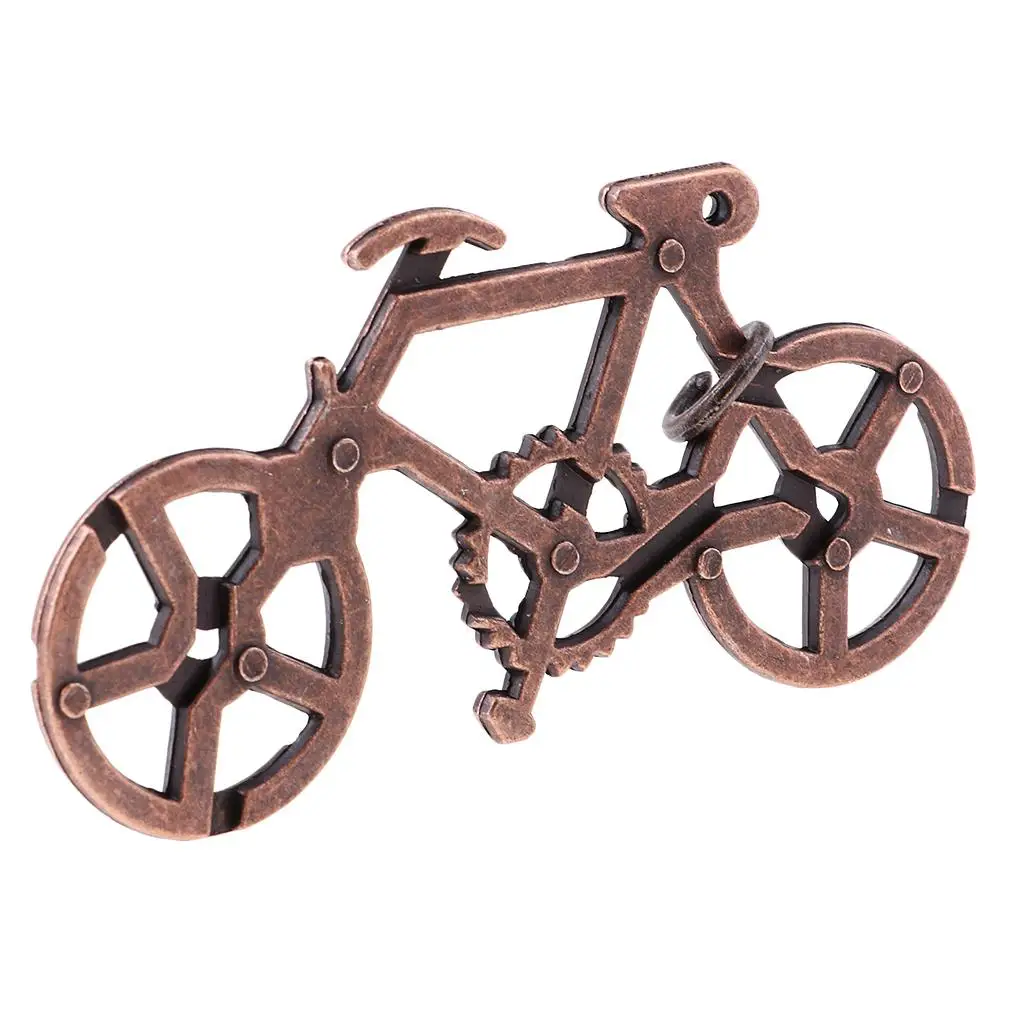 어린이를 위한 자전거 퍼즐 두뇌 티저 마인드 장난감 성인 마술