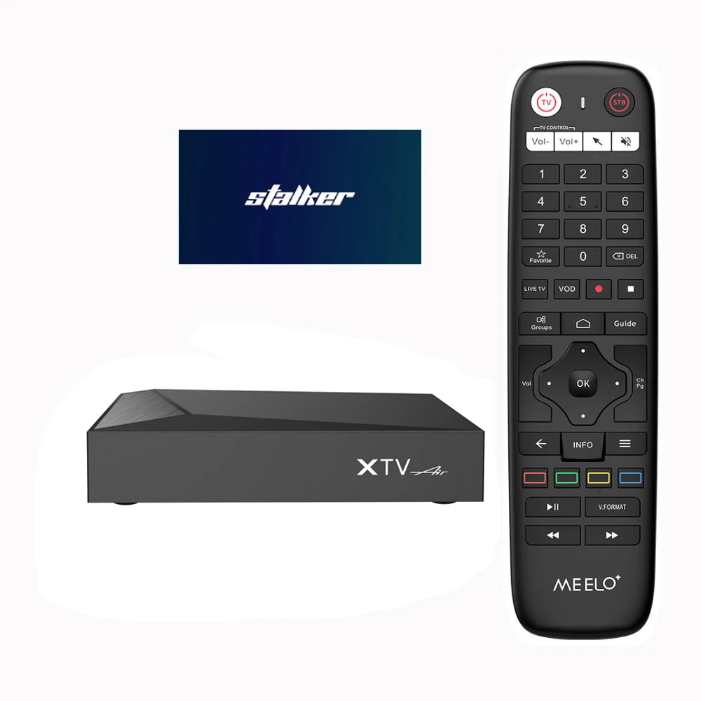 XTV Air IPTV Box Amlogic S905W2 2GB 16GB Dual Android 11 4k Middleware Stalker Player Streaming Box