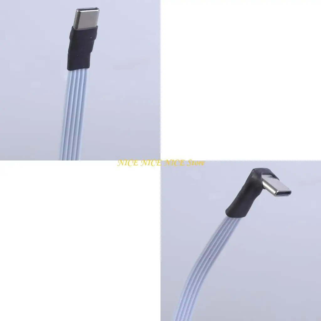 유형 C 타입 C 변환 케이블 플랫 실리콘 와이어 1.2mm 두께 2A