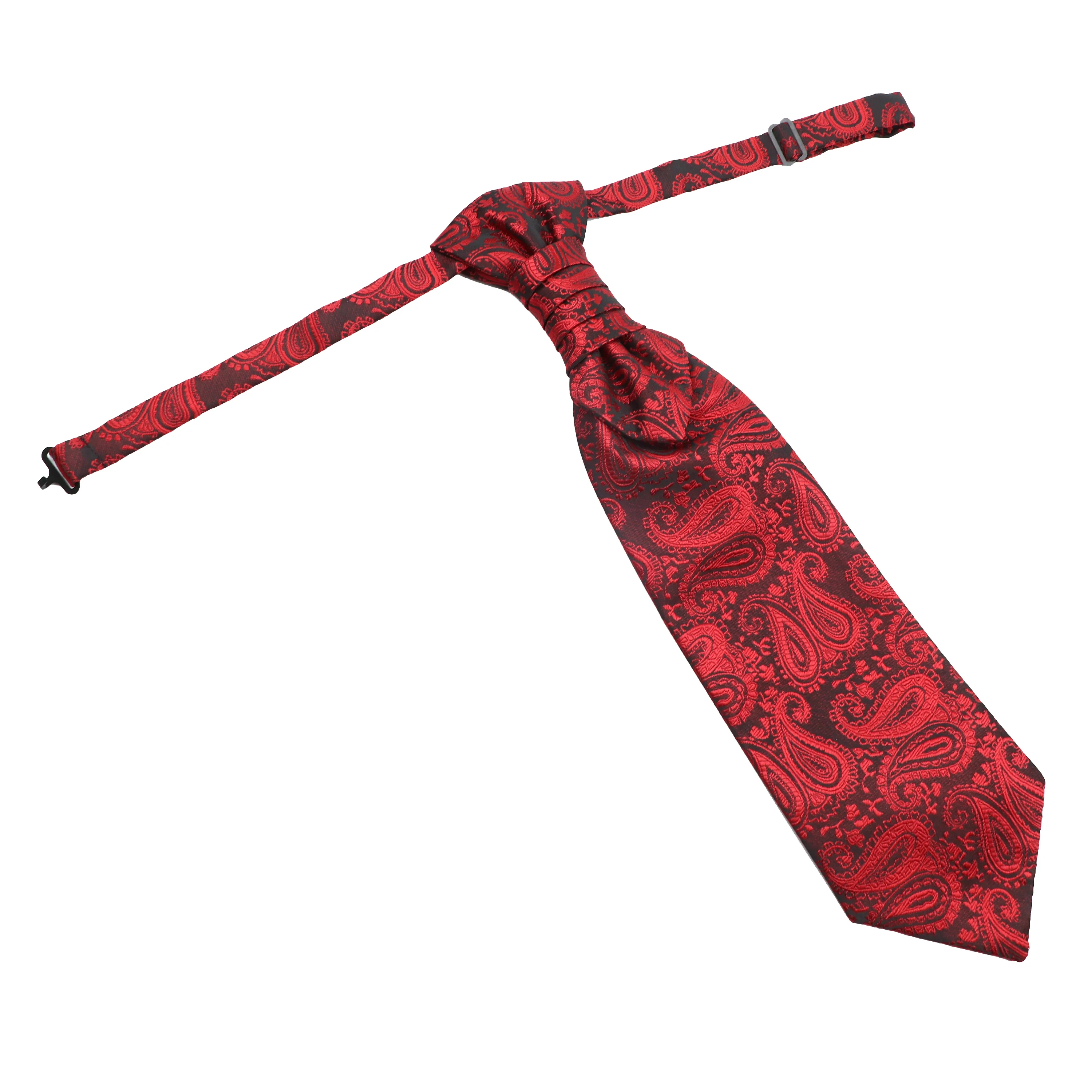 Homens de luxo paisley ascot gravata smoking homem casamento festa de negócios gravata gravata 10cm padrão vintage acessórios cavalheiro