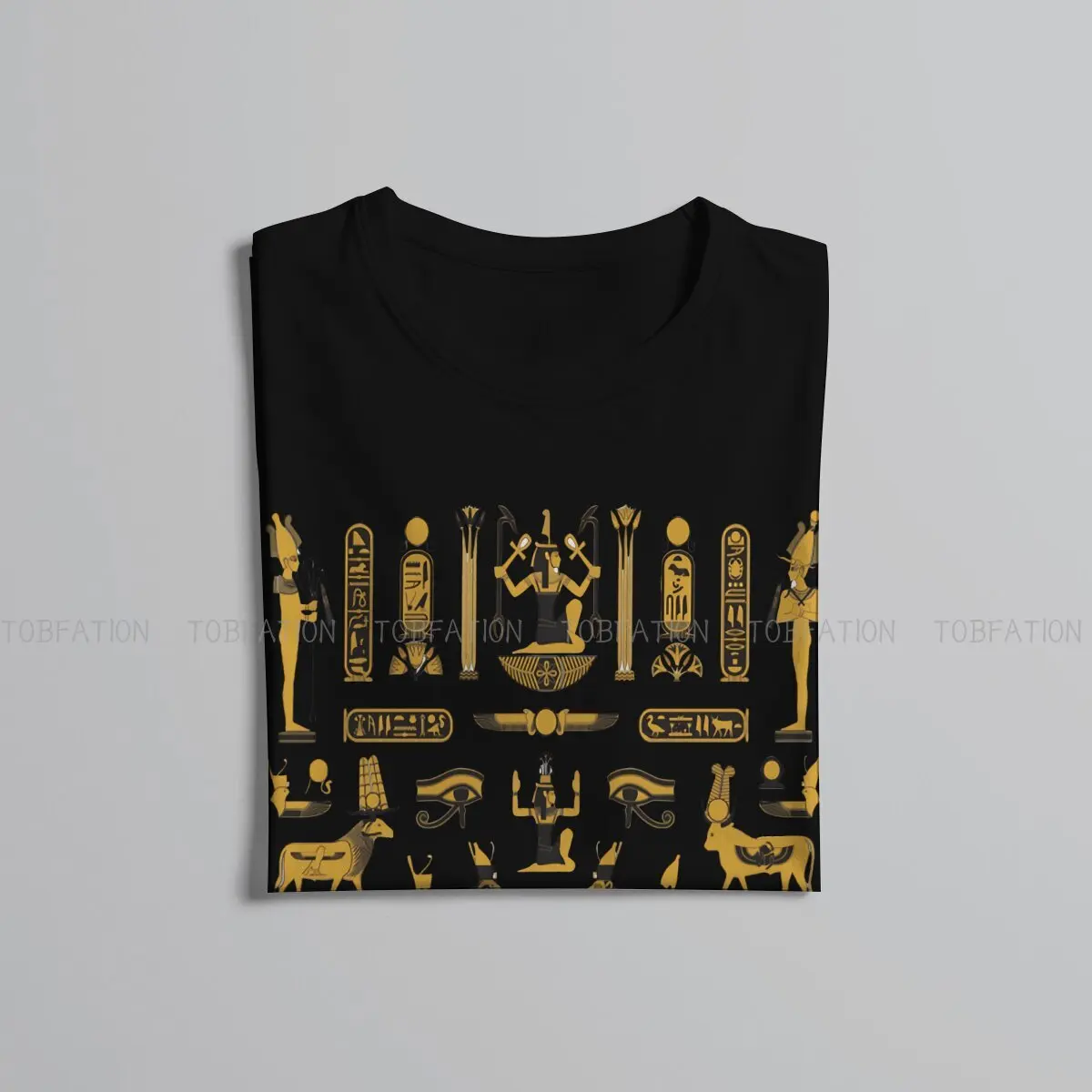 Ancient Egypt TShirt for Men Symbols Soft Summer Sweatshirts T Shirt Novelty Trendy Loose