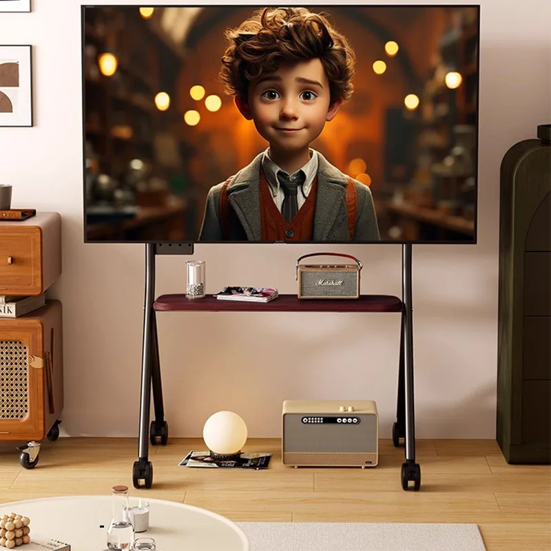 TV Stand Universal Wheeled Removable Art Hanger Fashion TV Hanger TV Rack