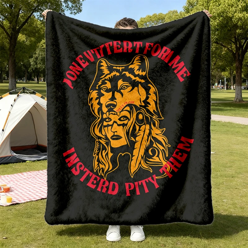 Victra au Julii, Red Rising, Flannel Throw, Pierce Brown, Darrow, Sevro Flannel Blanket, Lightbringer, Golden Son, Hail