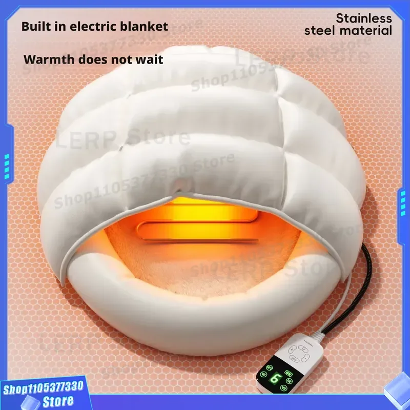 Smart Heated Pet Bed for Dogs and Cats Winter Thickened Memory Foam Blanket Removable Cover Warm Soft Sleeping Mat with Down