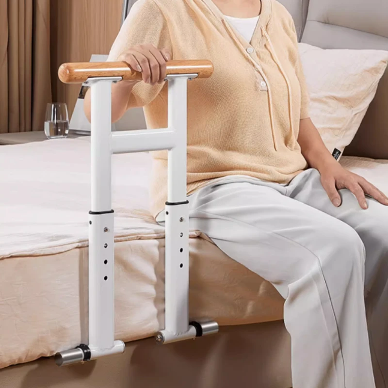 

Прикроватные перила из цельного дерева, складные перила для пожилых людей с защитой от падения, ограждения для кровати, ручка кровати помогают получить ограждение о безопасности для пожилых людей