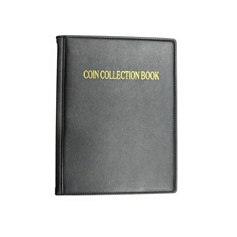 Coin Collection Album Acid-Free Protective Holder Commemorative Coins Display Storage Organizer Book for Collectors Gift