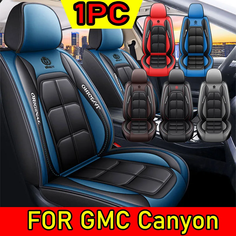

FOR GMC Canyon Car seat cover high-end waterproof PU leather front row full-wrapped muscle seat cover four seasons1PC
