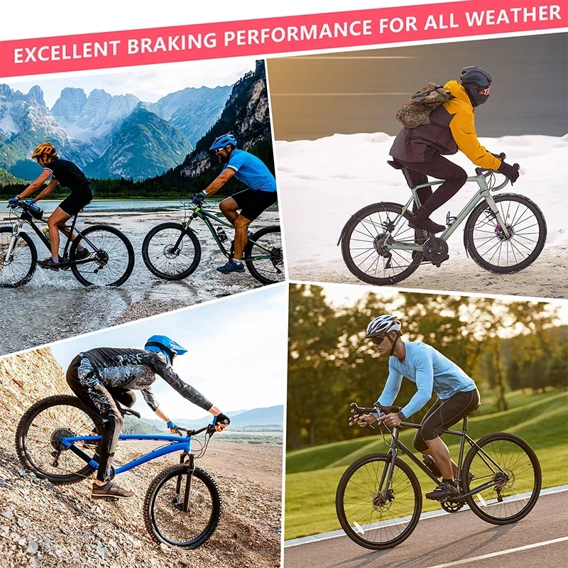 BUCKLOS Multi-Metallic Bicycle Brake Pads Wear Resistant Bike Hydraulic Disc Brake Pad Road Mtb Brake Pad for B01S B03S B05S