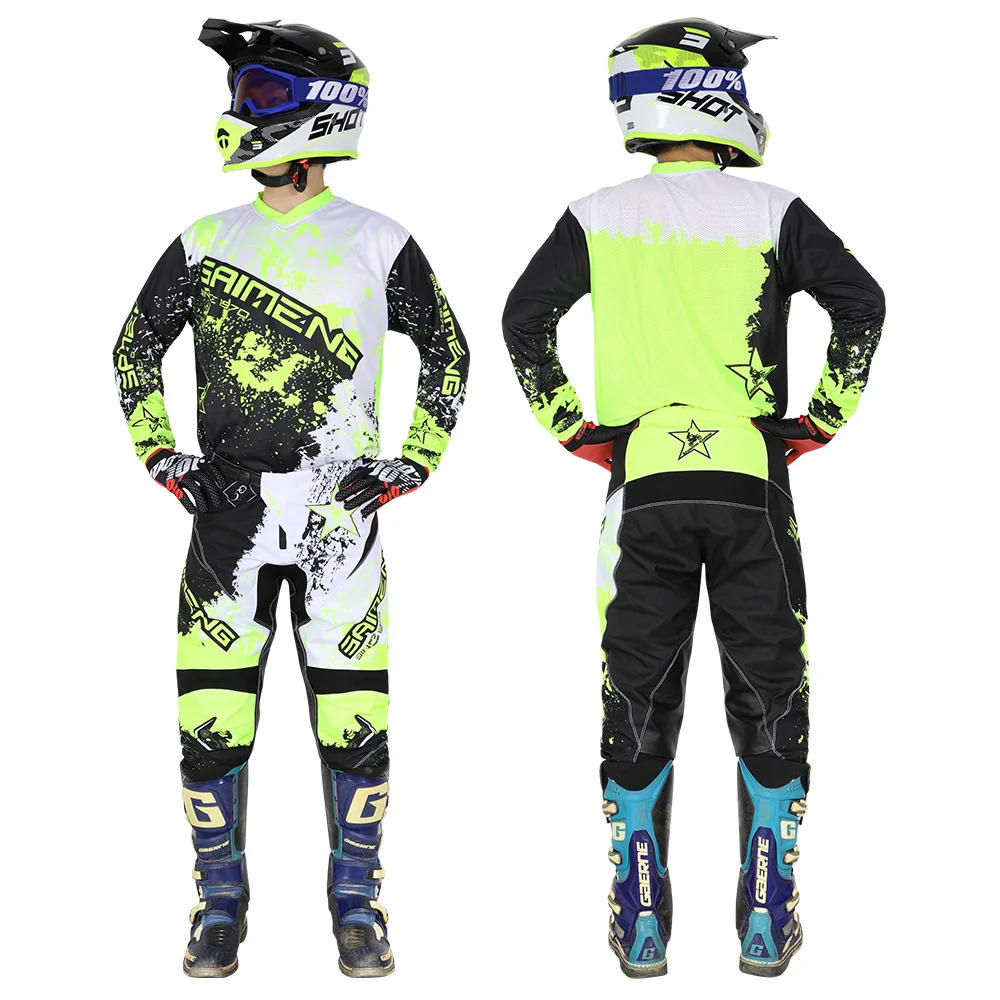 NEW 2022 SAIMENG RACING  enduro MX Pants And Jersey motocros mx gear Dirt motocross suits dirt bike