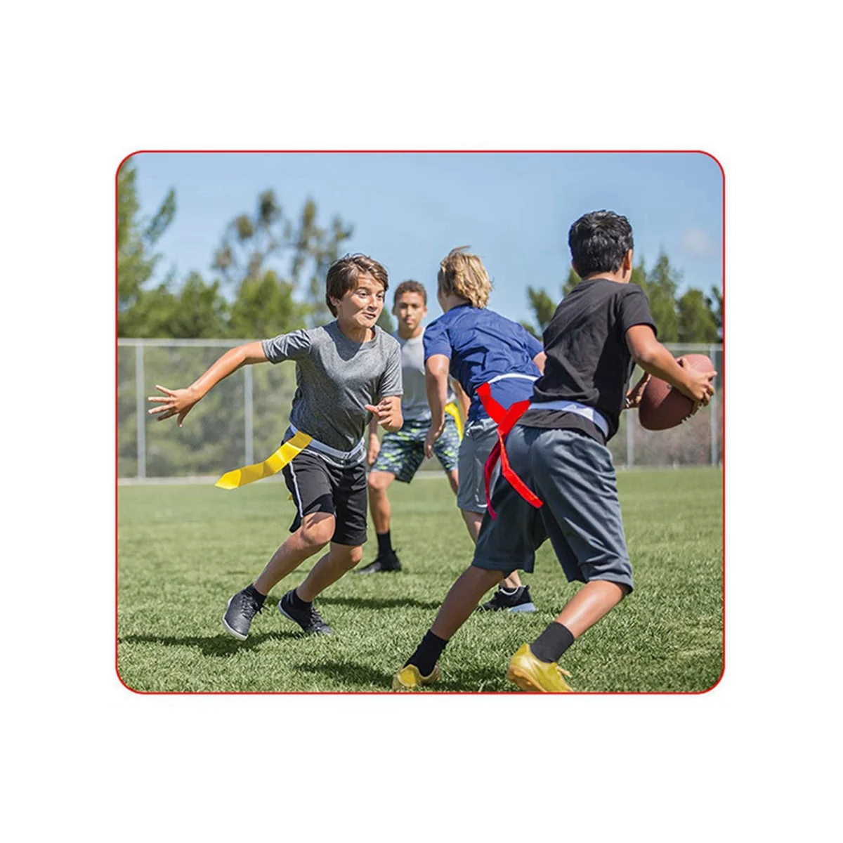 الرجبي الخصر العلم البلاستيكية غاسل الشباب حزام الرجبي لعبة سحب العلم المسيل للدموع العلم للفوز حزام العلم المدبب-ABWY