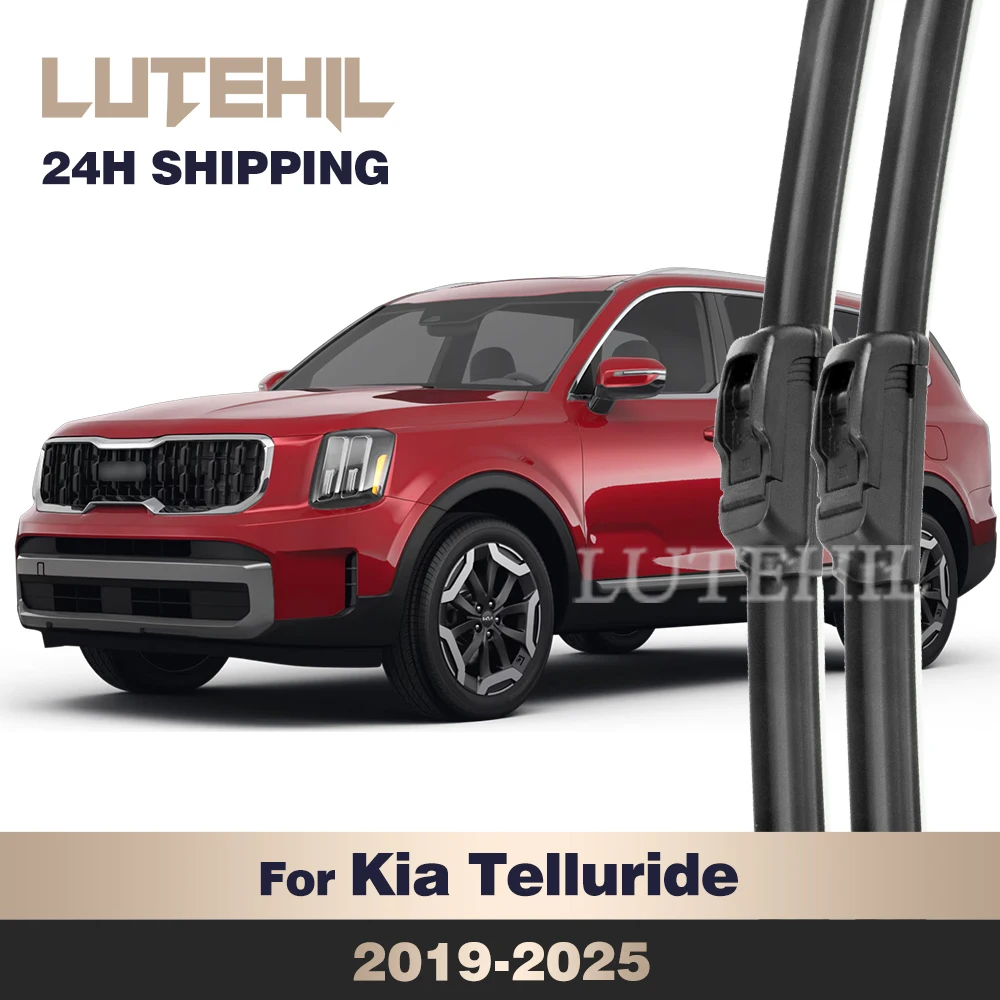 

For Kia Telluride ON EX 2019-2025 2021 2022 2023 2024 Wiper Front Wiper Blades Windshield Windscreen Window Brush 26"+18"