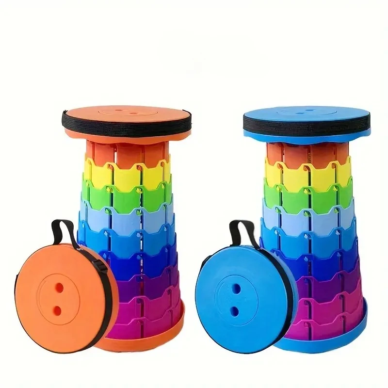 

Модернизированный складной табурет, 1/2 шт., утолщенный, портативный складной табурет, выдвижной табурет, подходит для рыбалки, пеших прогулок, барбекю, вечеринок, активного отдыха, садоводства, радужного табурета, снаряжения для кемпинга