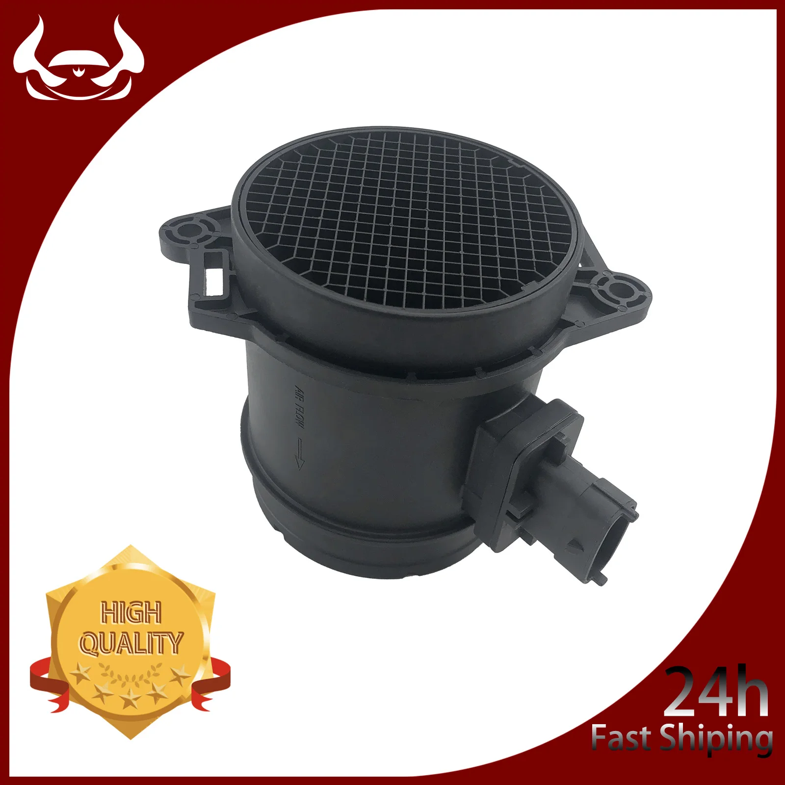 

0280218281 MAF Mass Air Flow Meter Sensor For Maserati Ghibli S Q4 Sedan 4-Door 3.0L 2979CC V6 GAS DOHC Turbocharged 2014-2019