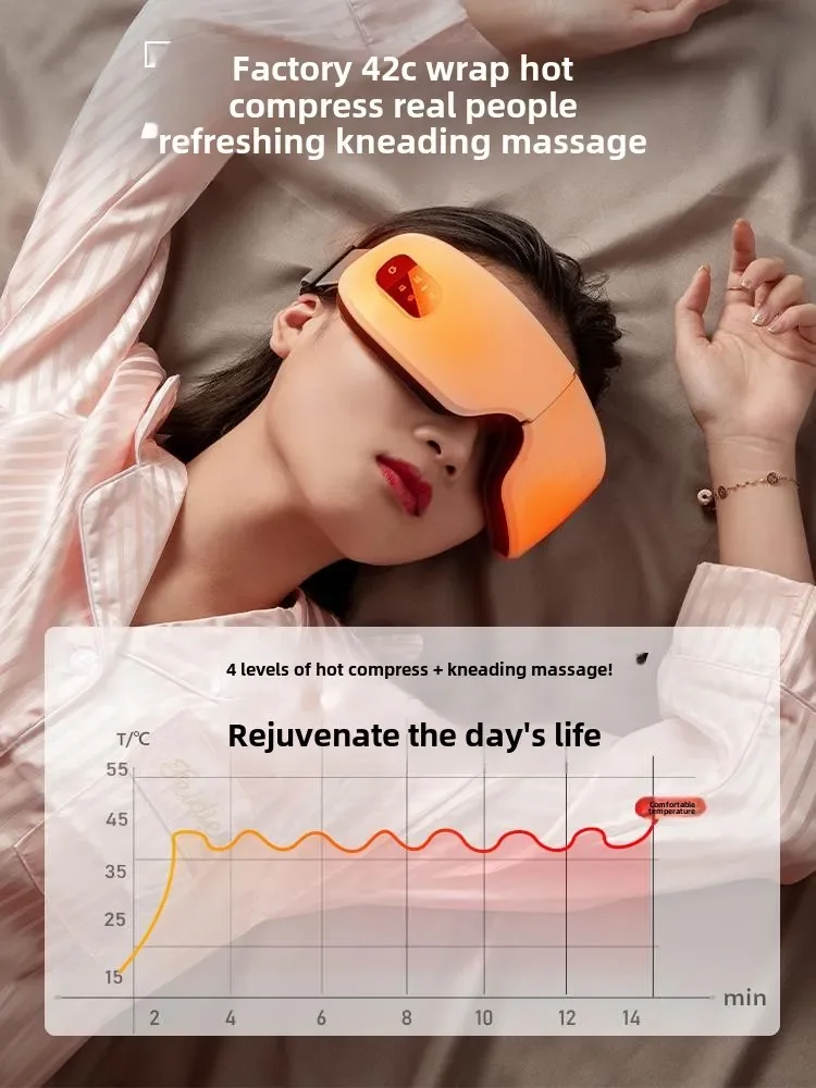 

Паровая маска для глаз, инструмент для пропаривания сухих глаз, горячий компресс, лечение, медицинский облегчение сна, усталость глаз, артефакт, массаж глаз BB