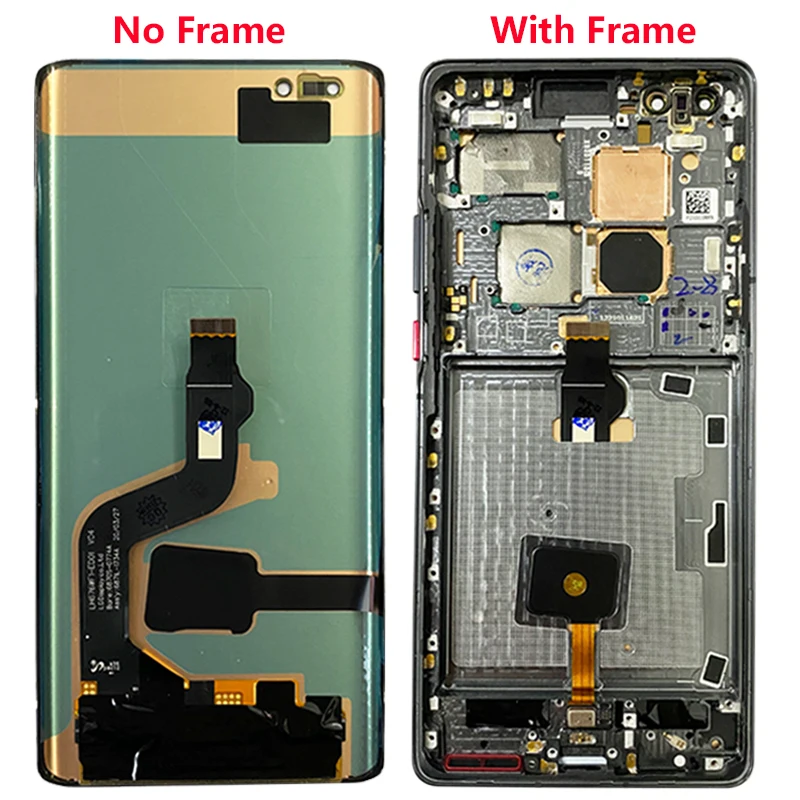 6.76''NOH-NX9 NOH-AN00 Models OLED Display For Huawei Mate 40 Pro LCD Display Touch Screen Frame Digitizer Assembly Repair Parts