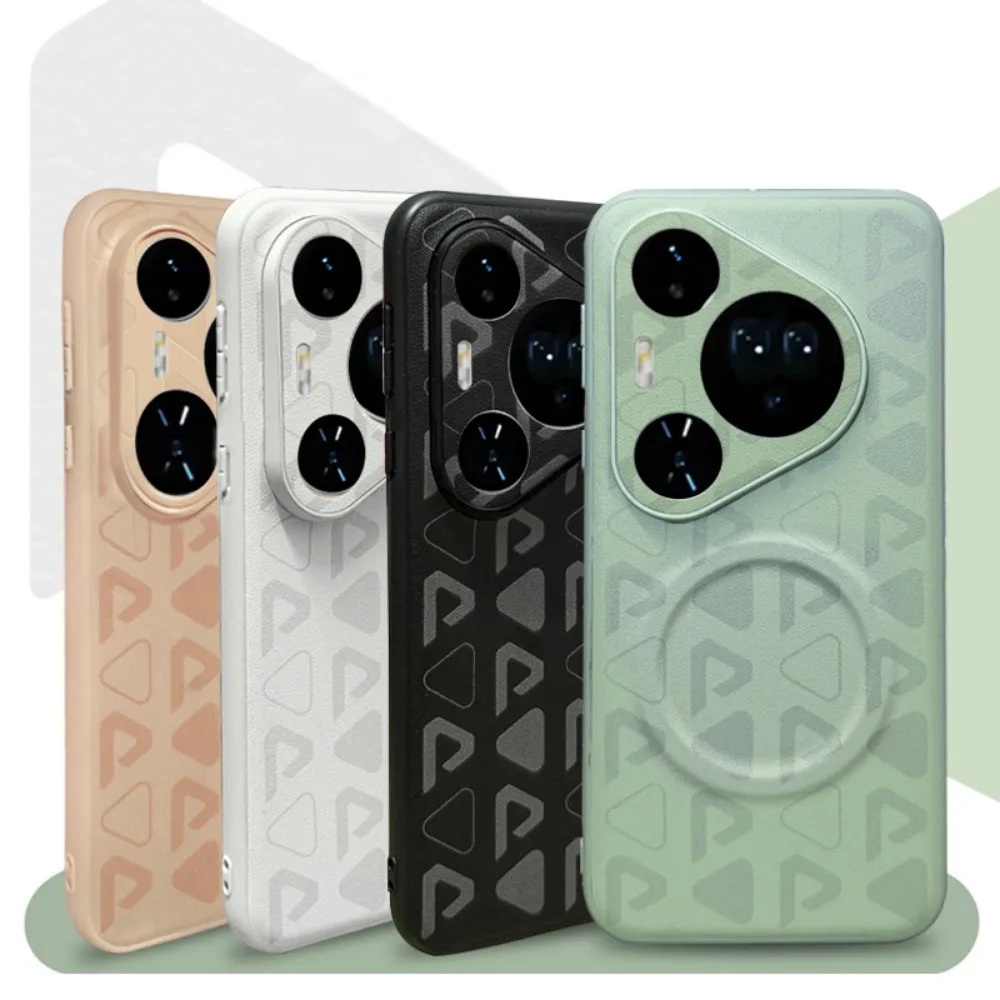 

Для Huawei Pura80 Ultra Pura70 Advanced кожаный чехол для телефона с магнитным принтом, роскошный защитный чехол от ударов и падения