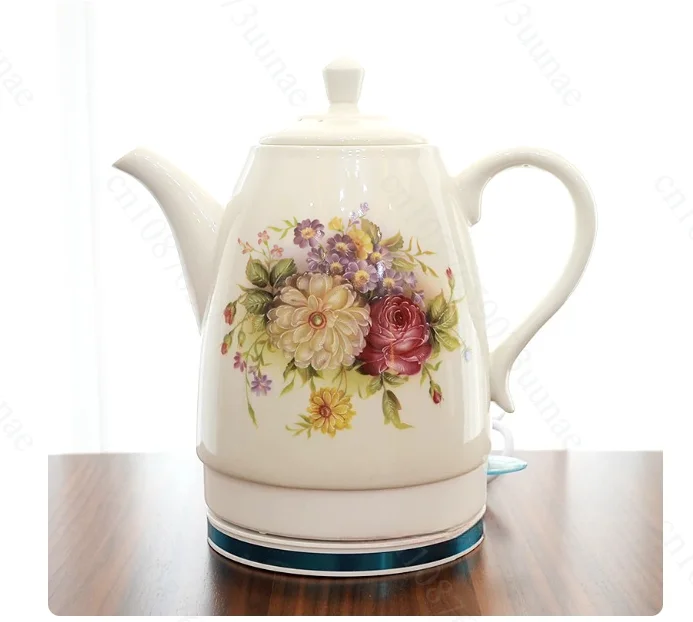 Ceramic Electric Kettle Teapot 1.2L 1.5L Capacity 220V Anti Dry Burning Automatic Power Off Household Water Boiler for Kitchen