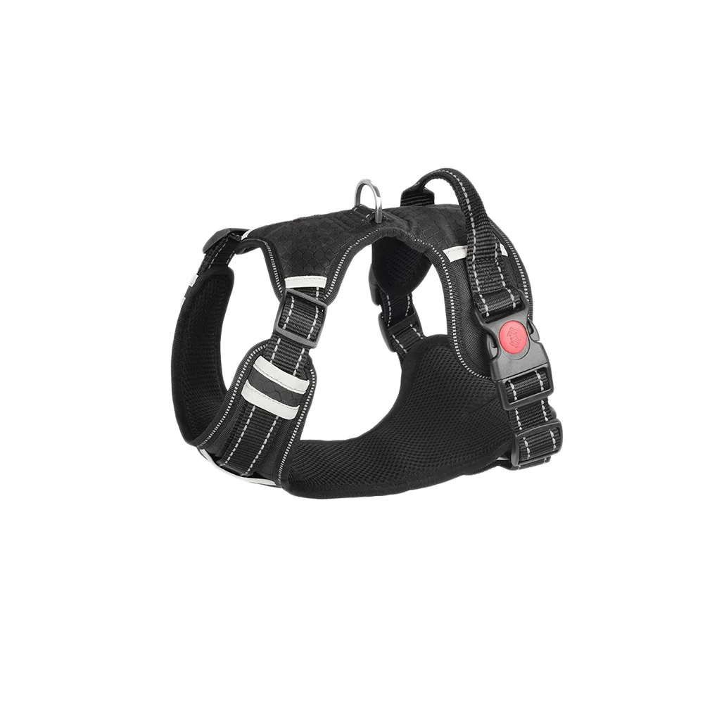

Pet Safety Harness Vest For Dogs Breathable Mesh Lining Waterproof Sponge Filled Chest Strap Car Travel Dog Harness Vest