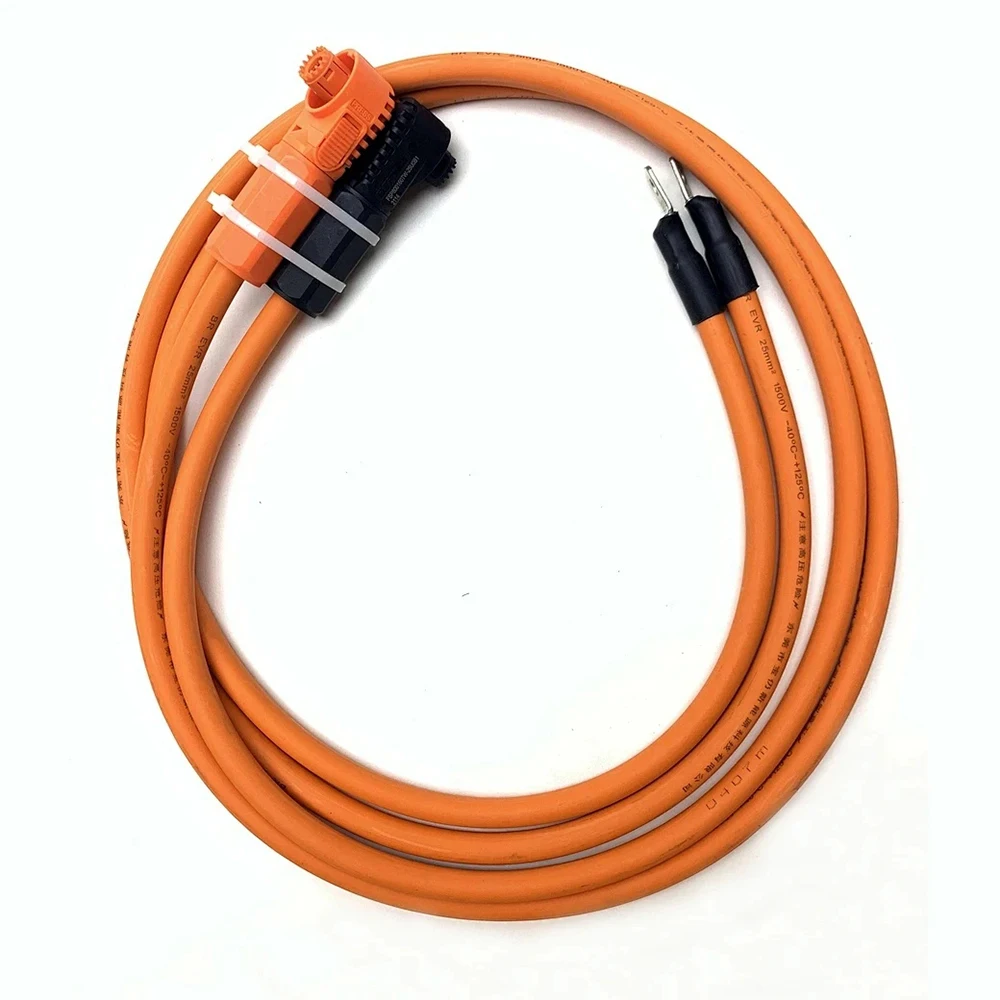 Seplos SUTEN PUSUNG Power Cable 2 Parallel Cable Battery To Battery Terminal Plug Copper Core Elbow Power Connector