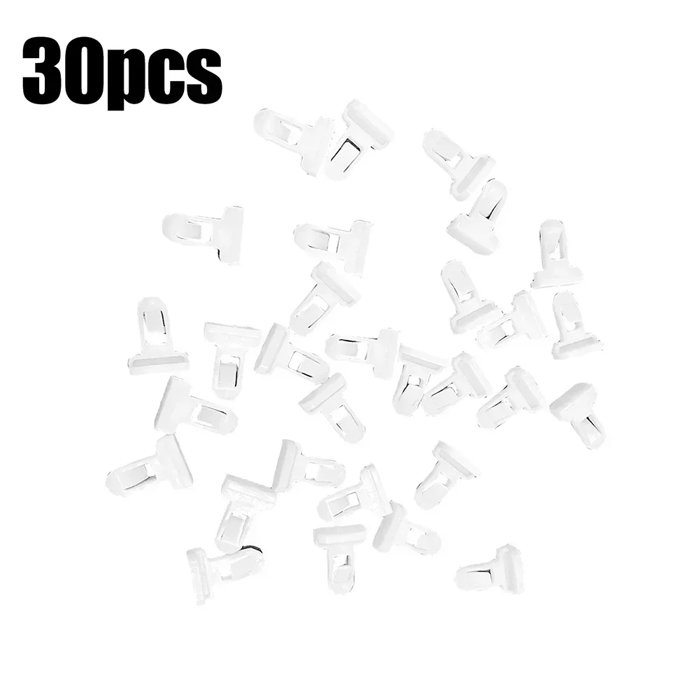 Reliable Front Rear Spoiler Moulding Clips Bumper Retainer For Toyota 30pcs Non Deformation Color White OEM Number 75392 35220